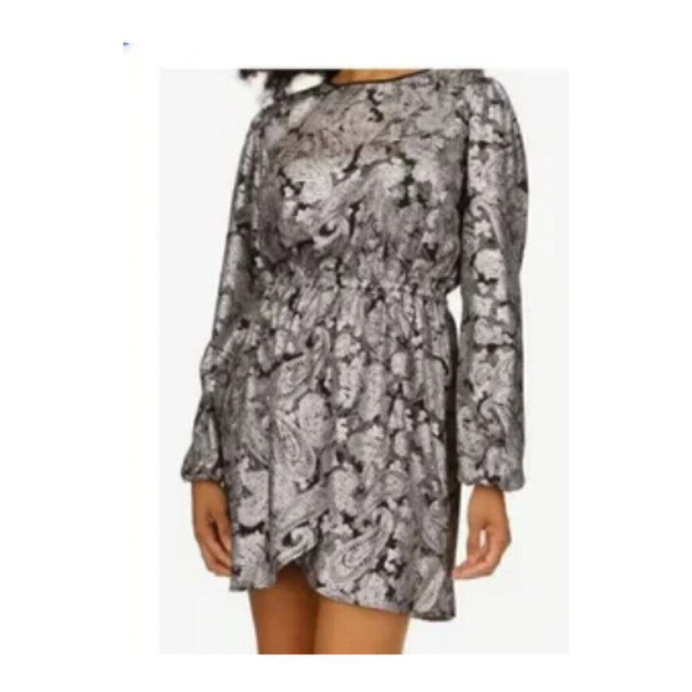 Michael kors metallic rap style dress